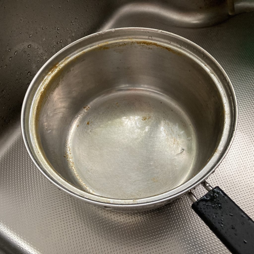 水洗いだけで汚れが落ちる