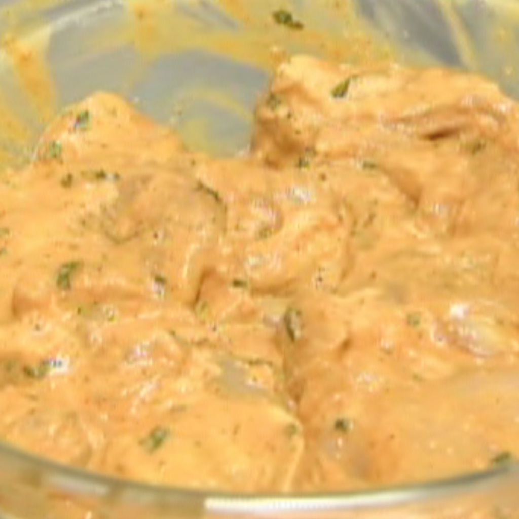 マリネ液に漬け込む