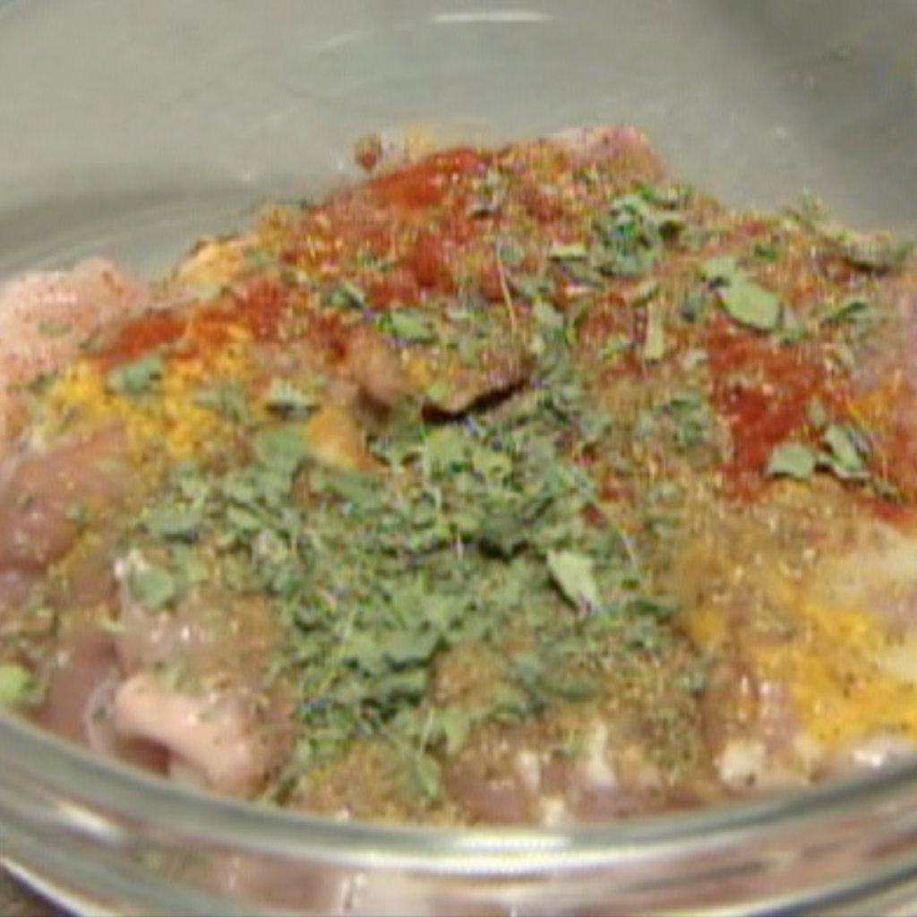 マリネ液に漬け込む